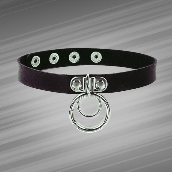 Gothic Style Adjustable Punk Style Collar Choker - Picture 1 of 3
